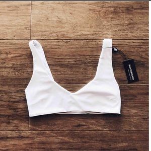 blackbough white bikini top